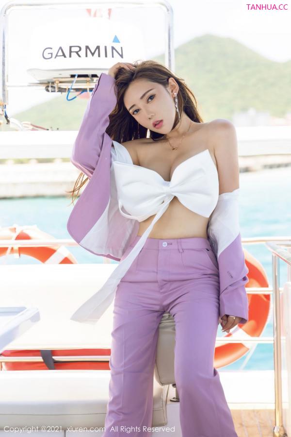 萌汉药baby  萌汉药三亚旅拍 游艇独特礼结服饰第25张图片